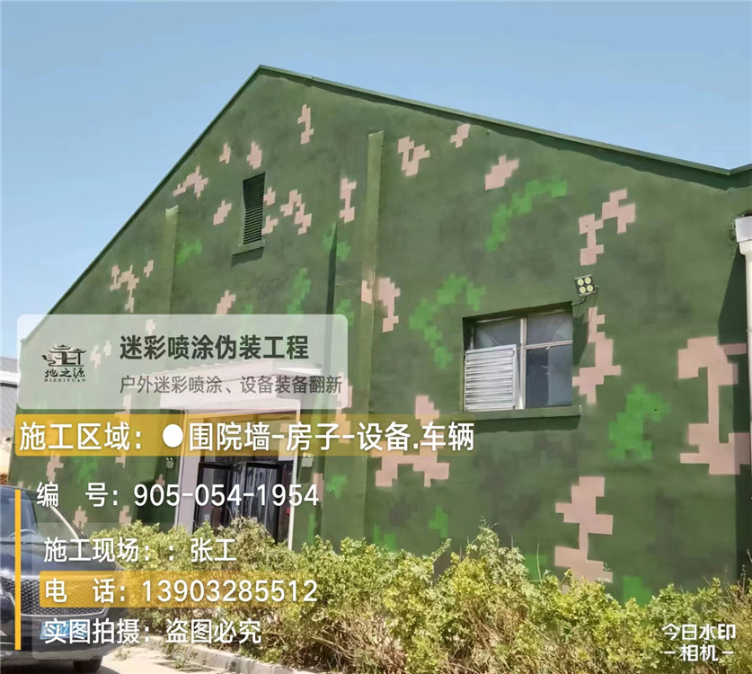 苏州外墙数码迷彩漆施工报价清单（100㎡标准墙面测算）